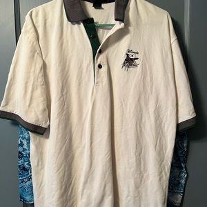 Mens white Disney polo.